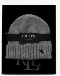 Ralph Lauren - Logo Motif & Scarf & Beanie Gift Set - Lyst