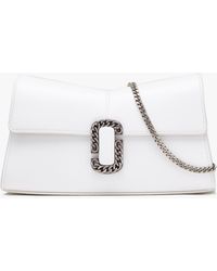 Marc Jacobs - The St. Marc Convertible White Leather Clutch Bag - Lyst