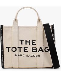 Marc Jacobs - S The Jacquard Small Traveler Warm Sand Tote Bag - Lyst