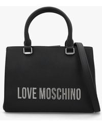Love Moschino - Big Love Nero Tote Bag - Lyst