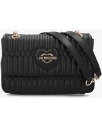 Love Moschino - Quilted Bubble Love Nero Shoulder Bag - Lyst