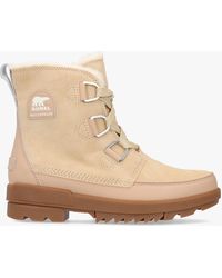 Sorel - Torino Ii Parc Shearling Ceramic Natural Leather Waterproof Boots - Lyst