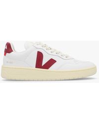Veja - V-90 O.T Leather Extra Marsala Trainers - Lyst