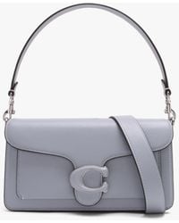 COACH - Tabby 26 Grey Blue Leather Shoulder Bag - Lyst
