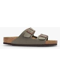 Birkenstock - Arizona Birko-Flor Stone Two Bar Mules - Lyst