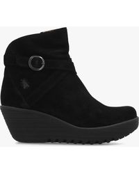 Fly London - Loik Wedge Ankle Boots - Lyst