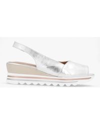 Daniel - Canna Peep Toe Wedge Sandals - Lyst