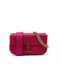 Marc Jacobs - The J Marc Mini Lipstick Pink Leather Shoulder Bag - Lyst