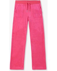 Juicy Couture - Del Ray Classic Pocket Pink Glo Lounge Pants - Lyst