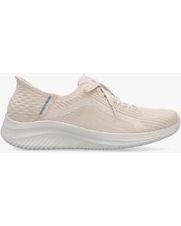 Skechers - Slip Ins Ultra Flex 3.0 Brilliant Natural Trainers - Lyst