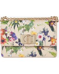 Furla - 1927 Floral Leather Mini Cross-Body Bag - Lyst
