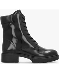 COACH - Leighton High Shine Leather Ankle Boots - Lyst