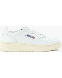 Autry - Medalist Low White Leather Trainers - Lyst
