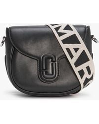 Marc Jacobs - The J Marc Small Black Leather Saddle Bag - Lyst