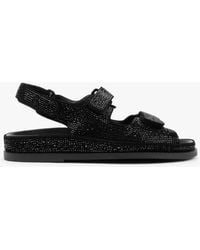 Daniel - Sissy Black Diamante Embellished Sandals - Lyst