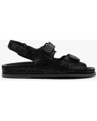 Daniel - Sissy Black Diamante Embellished Sandals - Lyst