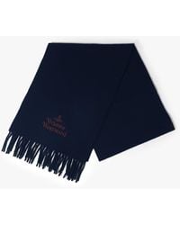 Vivienne Westwood - Embroidered Wool Scarf , Fabric - Lyst