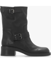 Daniel - Naomi Double Buckle Biker Boots - Lyst