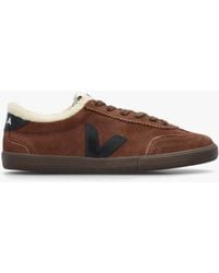 Veja - Volley Fured Walnut Eagle Trainers - Lyst