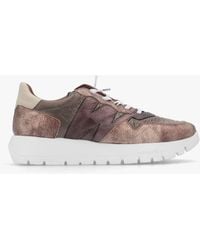 Wonders - Odisei 91 Bronze Metallic Leather & Nylon Trainers - Lyst