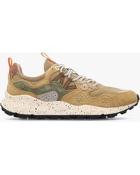 Flower Mountain - Yamano 3 Khaki Military Canvas & Suede Trainers - Lyst