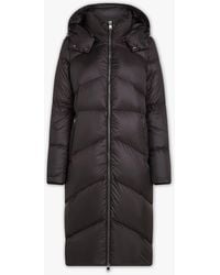 Beaumont Organic - Noel Black Longline Puffa Coat - Lyst