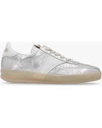 Mjus - Flash Metallic Leather Trainers - Lyst