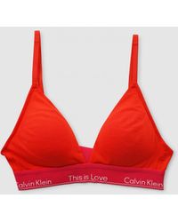 Calvin Klein - S This Is Love Triangle Bra - Lyst
