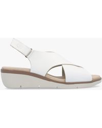 Fly London - Nabi Sling Back Low Wedge Sandals - Lyst