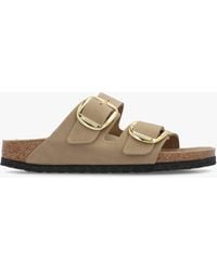Birkenstock - Arizona Big Buckle Tabacco Oiled Leather Two Bar Mules - Lyst