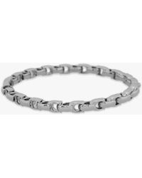 COACH - Signature Chain Hinged Bangle - Lyst