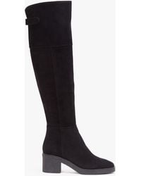 Daniel - Lette Suede Over The Knee Boots - Lyst