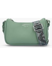 Emporio Armani - Lilly Sage Urban Chic Pebbled Baguette Bag - Lyst