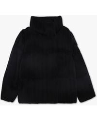Carre Noir - Black Pleated Puffa Jacket - Lyst