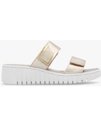 Daniel - Lorli Two Strap Low Wedge Sandals - Lyst