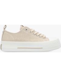 Moda In Pelle - Betta Natural Chunky Platform Trainers - Lyst