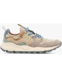 Flower Mountain - Yamano 3 Taupe Light Suede Trainers - Lyst