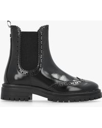 Barbour - Fawne Leather Chelsea Boots - Lyst