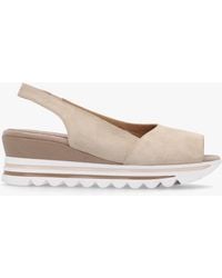 Daniel - Canna Peep Toe Wedge Sandals - Lyst