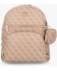 Guess - Power Play Tech Latte Logo Backpack - Lyst