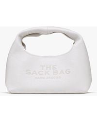 Marc Jacobs - The Mini White Leather Sack Bag - Lyst