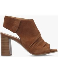 Daniel - Moochy Ruched Block Heel Sandals - Lyst