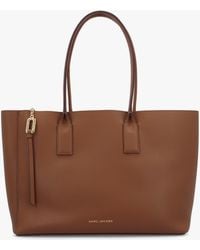 Marc Jacobs - Pop J Marc Work Argan Oil Leather Tote Bag - Lyst