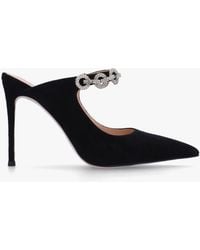 Daniel - Studio Mary Embellished Heeled Mule Court Shoes - Lyst