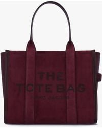 Marc Jacobs - The Suede Large Dark Plum Tote Bag - Lyst