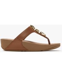 Fitflop - Lulu Ultra Jewel Deep Toe Post Sandals - Lyst