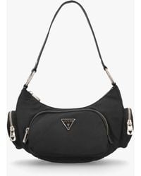 Guess - Eco Gemma Black Shoulder Bag - Lyst