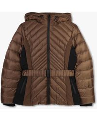 Elena Wang - Quilted Bronze Belted Puffer Jacket - Lyst