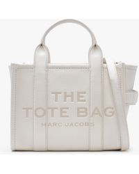 Marc Jacobs - The Leather Small Cotton Tote Bag - Lyst