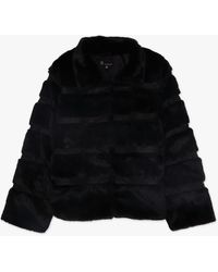 Carre Noir - Black Fur Jacket - Lyst